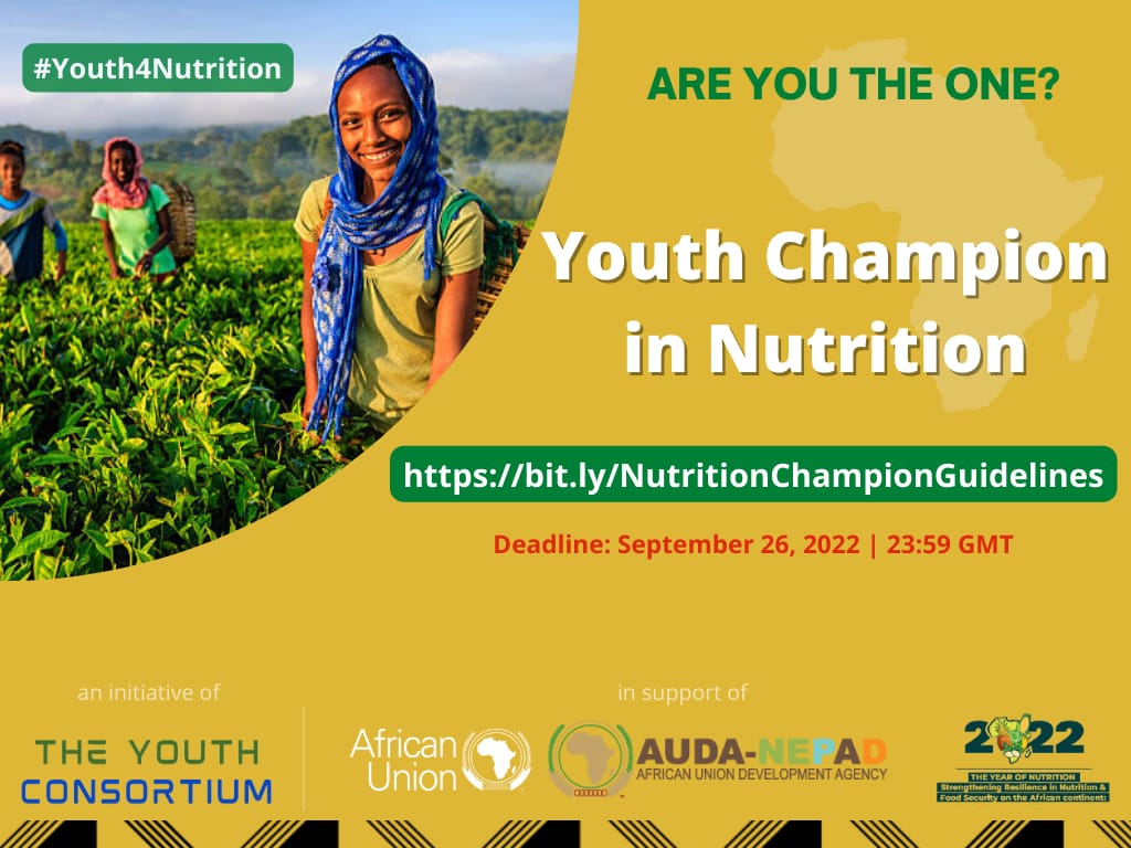 Youth Champion in Nutrition 2022: Get Cash Reward, Fully-funded Trip, and Recognition