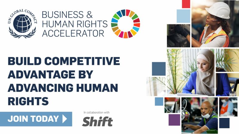 UN Global Compact Business & Human Rights Accelerator 2023